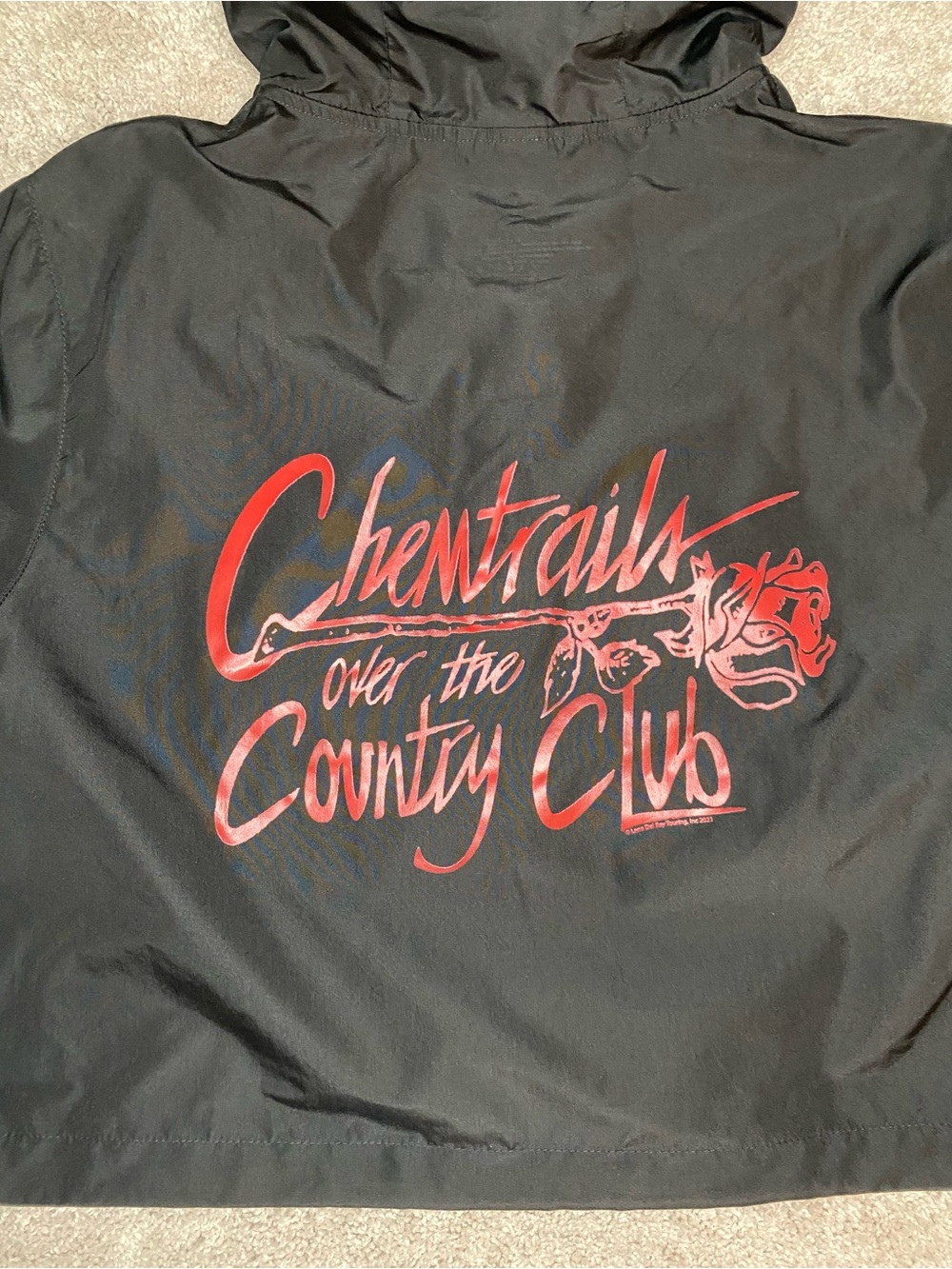 Lana Del Rey Chemtrails Over The Country Club Cropped Black Windbreaker - M - Picture 2 of 7